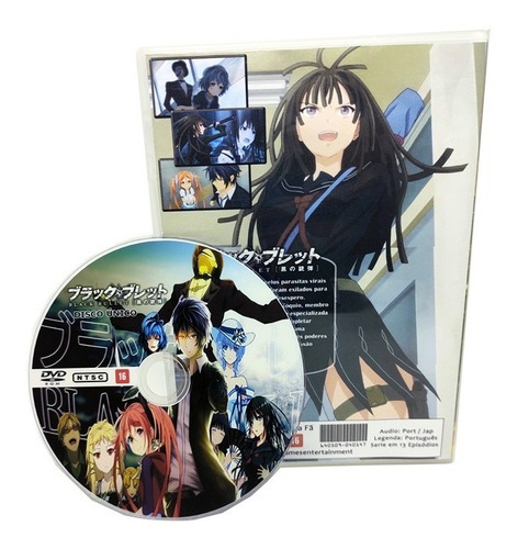 Dvd Anime Black Bullet Completo